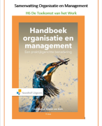 Samenvatting H6 De toekomst van werk | Handboek Organisatie & Management