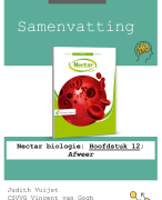 Samenvatting: Nectar biologie: Hoofdstuk 9; Bloedsomloop (VWO 5)