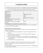  NTI HBO Rechten/SJD: Portfolio opdracht 1.2 Bestuursrecht in de praktijk (Versie 2)