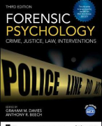 Samenvatting Forensische Psychologie