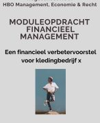 NCOI MER geslaagde module Financieel Management - Financieel Verbetervoorstel feb 2021
