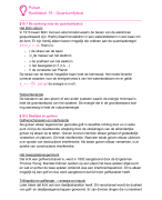 Samenvatting Natuurkunde Pulsar VWO 6 - Hoofdstuk 19 - Quantumfysica