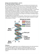 Samenvatting Biologie VWO 4 Hoofdstuk 4 Genetica en Hoofdstuk 5 Evolutie