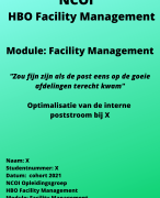 Geslaagde NCOI module Facility Management 2021