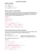 Getal & Ruimte Havo Wiskunde B samenvatting H6