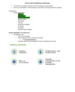 Aantekeningen Kennis productontwikkeling (Food Commerce & Technology jaar 1 blok 2)