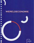 Economie LWEO Wereldeconomie hoofdstuk 1 t/m 4