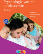 Samenvatting psychologie van de adolescentie + oefentoets + uitwerking oefentoets