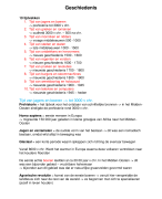 Samenvatting toelatingstoets geschiedenis (of kennisbasis wereldoriëntatie, leerjaar 3).