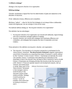 Strategy and Organization: Chapter 1