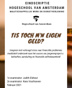 Voorbeeld scriptie jongeren en schulden - behoeften van jongeren met schulden en financiële zelfredzaamheid