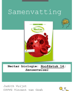 Samenvatting: Nectar biologie: Hoofdstuk 14; Zenuwstelsel (VWO 5)