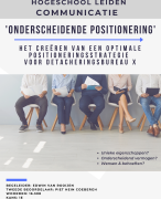 Geslaagde scriptie creëren onderscheidend vermogen detacheringsbureau - Hogeschool Leiden 2021 - eindcijfer 8