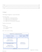 Management van Technologie colleges
