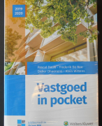 Samenvatting boek Vastgoed in Pocket met examentips voor BIV
