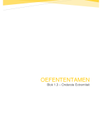 Oefententamen (blok 1.3)