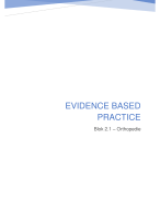 Evidence Based Practice - Debat (blok 2.1)