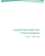 Praktijk Fysiotherapie - Casuïstiek (blok 2.2)