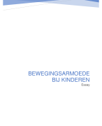 Preventie & Zelfredzaamheid - Essay (minor Healthy Ageing)