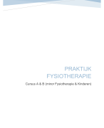 Praktijk Fysiotherapie - Onderzoek en Behandeling Module A (minor Fysiotherapie & Kinderen)