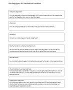 Kernbegrippen H1 Methodisch handelen