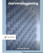 Samenvatting boek Jaarverslaggeving