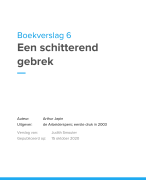 Een schitterend gebrek