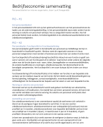 Bedrijfseconomie samenvatting personeelsbeleid en interne organisatie vwo
