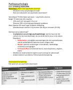 Pathopsychologie samenvatting Ellen Moens