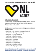 Samenvatting Fitnesstrainer B boek (NL Actief) / 2026