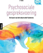 Cijfer 7,5!!!! NCOI_Moduleopdracht: Psychologische Gespreksvoering. Incl. beoordeling