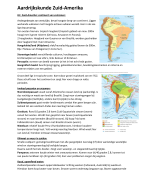 Samenvatting AK Zuid-Amerika 6 vwo