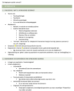 samenvatting psychopathologie 2020-2021