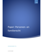 Paper procesrecht + beoordelingsformulier cijfer 8.3 