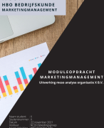 Complete MESO analyse bedrijf - NCOI Bedrijfskunde Marketingmanagement - 2021