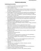 Didactische ondersteuning
