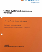 Samenvatting Systemisch denken en handelen