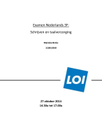 Nederlands 3F: Schrijven en taalvaardigheid