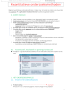 Samenvatting Kwantitatieve onderzoeksmethoden