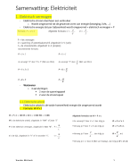 Samenvatting -  Elektriciteit kennis uitbreiding
