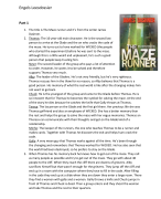 Boekverslag maze runner