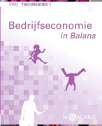 Samenvatting Bedrijfseconomie (in balans) Hoofdstukken 5 t/m 8