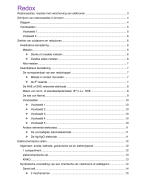 Samenvatting analytische chemie: redox
