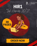 History of IR 1, Test Answers (RUG)