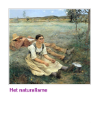 samenvatting: kunststroming: het naturalisme