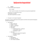 Het spijsverteringstelsel (anatomie)