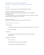 Organisationeel leren & change management