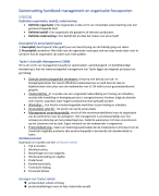 samenvatting handboek management en organisatie