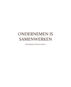 Buzz Bedrijfswetenschappen: Ondernemen is samenwerken