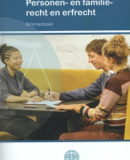 Personen en familierecht samenvatting